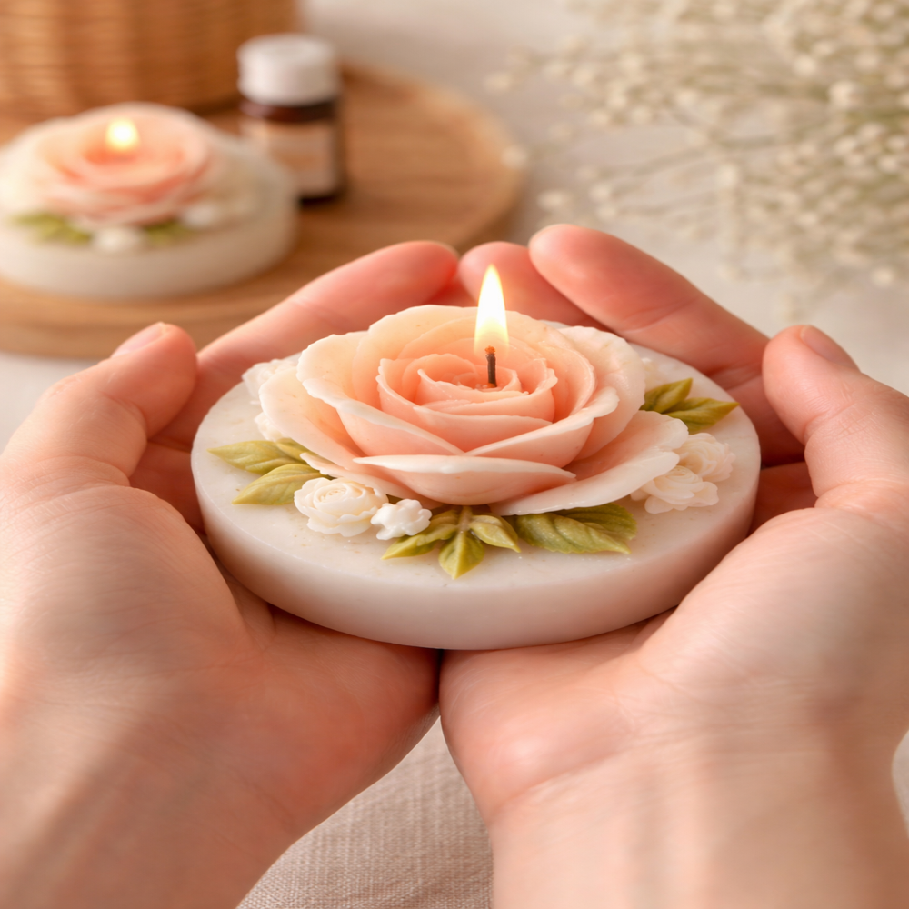 Flower Silicone Candle Mould
