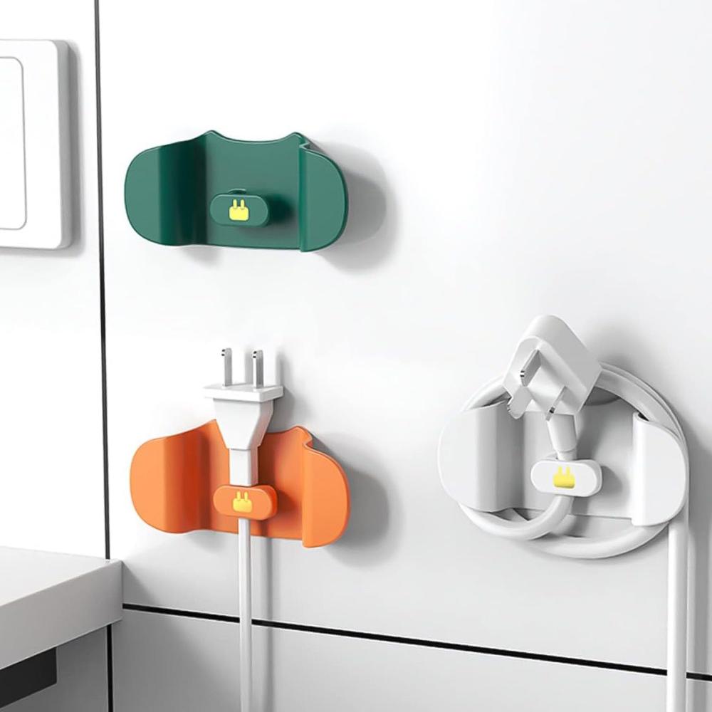 Wall Mounted Plug Holder Hook (1 Pc) - Application: As Per Product Requirement