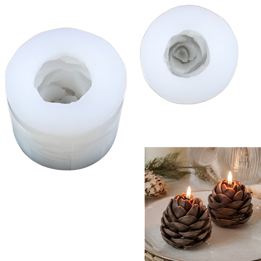 Pine Cone Silicone Candle Mould