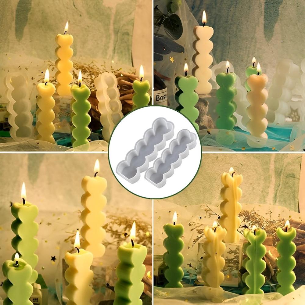 Heart Silicone Candle Mould