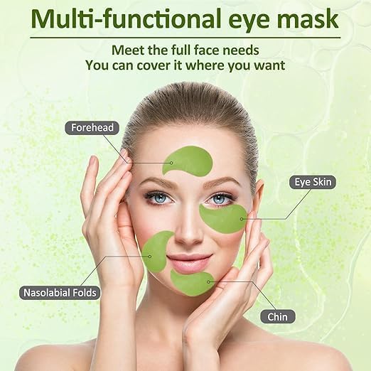 24k Green Eye Patches