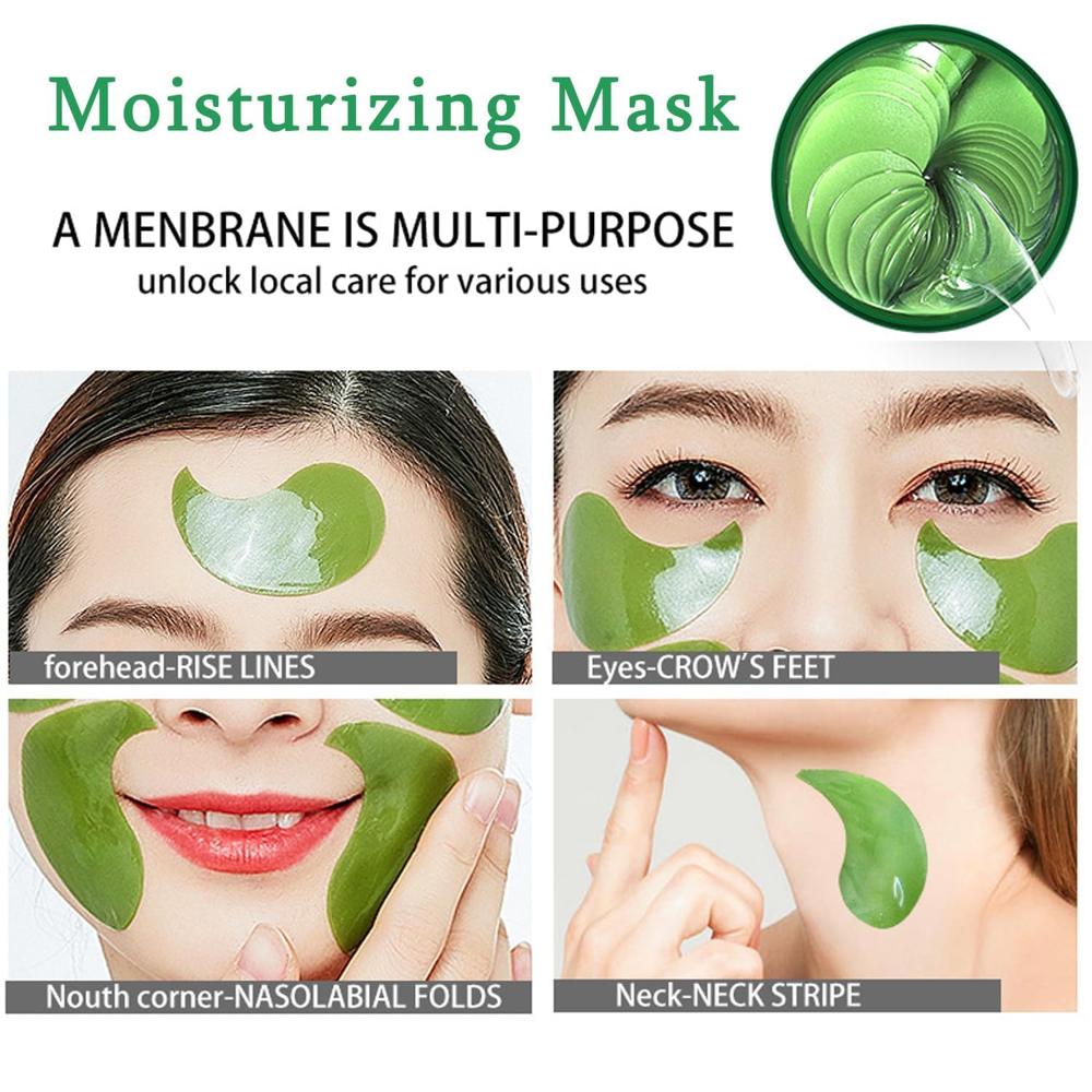 24k Green Eye Patches