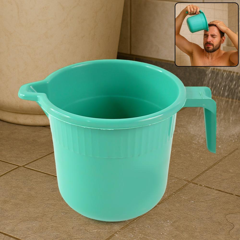Plastic Bath Mug For Bathroom Use (1 Pc) - Application: As Per Product Requirement