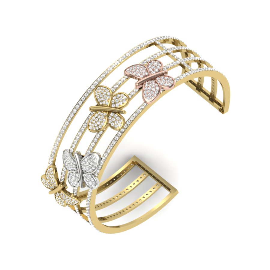 925 Silver CZ Bracelet PBG-064-Y1