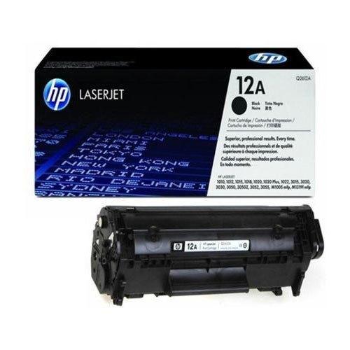 Black HP Q2612a Toner Cartridge for Laser Printer