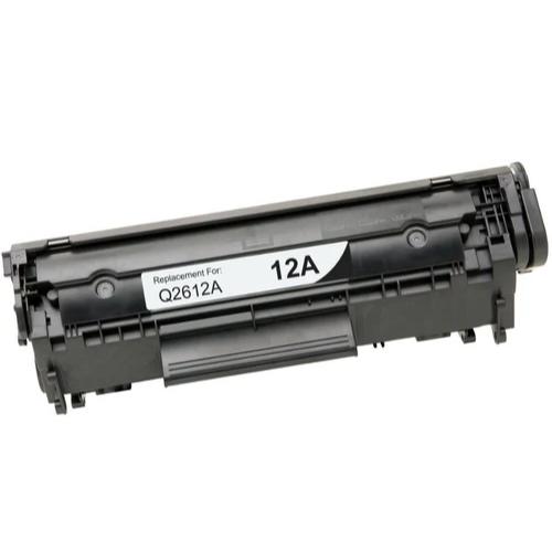 Black HP Q2612a Toner Cartridge for Laser Printer