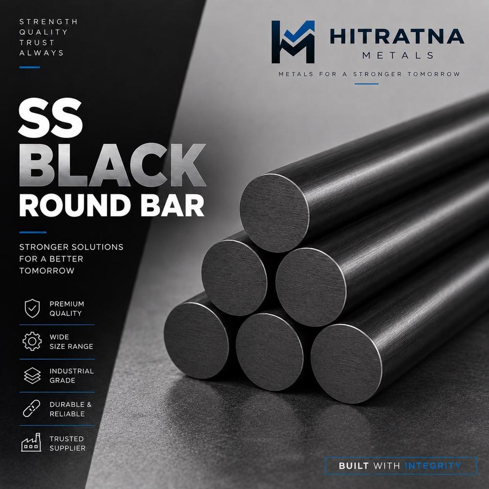 SS 308 Black Round Bar