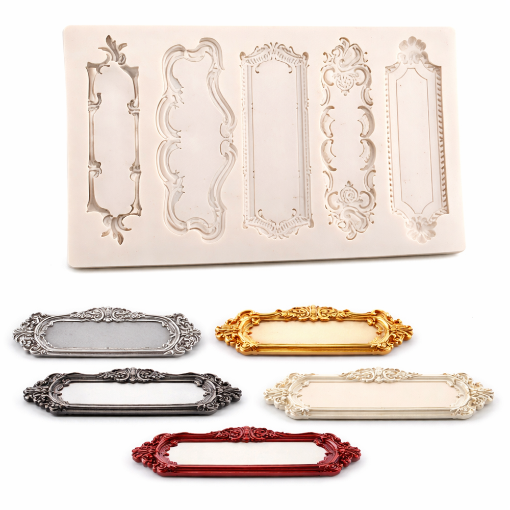 Mirror Frame Silicone Candle Mould