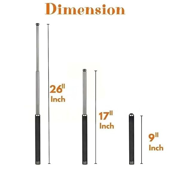 Telescopic Steel Self-defense Baton