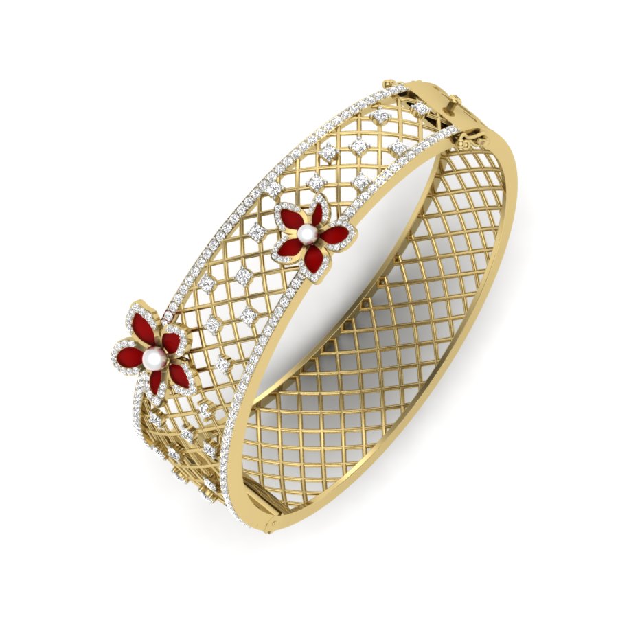 925 Silver CZ Bracelet PBG-069-Y1