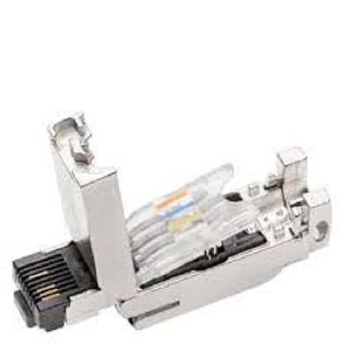 Siemens, SIMATIC NET, 6GK1901-1BB10-2AB0, IE FC RJ45 Plug 180 (2x2 / 10 Units), N/A (Passive Networking Data Connector), 500 V AC Core-to-Core