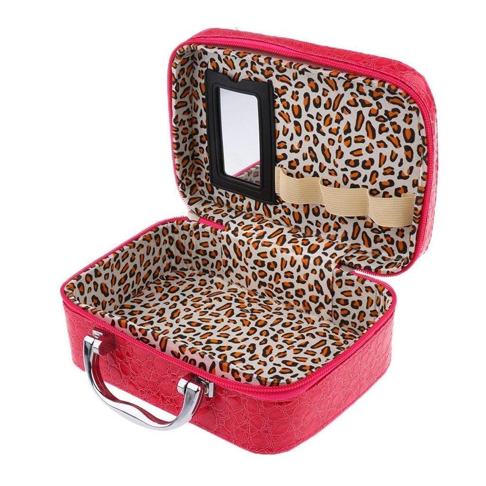 Suitcase Makeup Bag