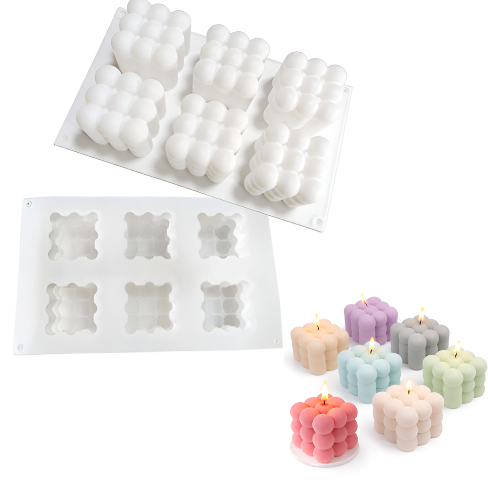 Bubble Silicone Candle Mould
