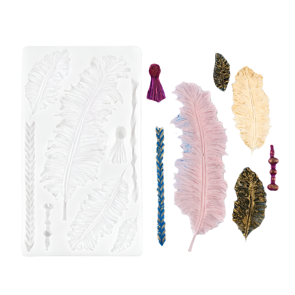 Leaves Silicone Candle Mould