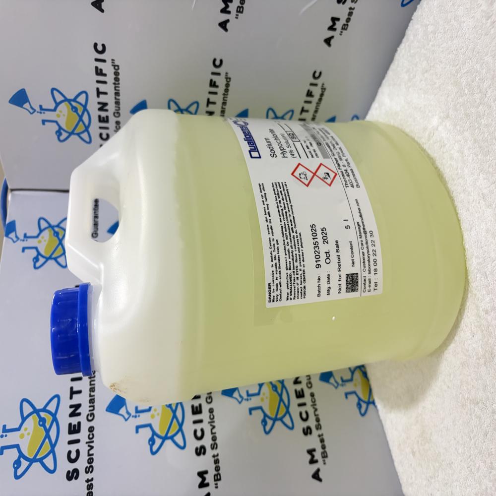 Sodium Hypochlorite Solution 5Ltr Qualigens