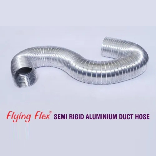 Semi Rigid Aluminium Duct Hose - Hardness: Semi-Rigid