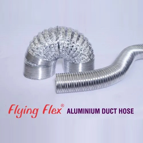 Flying Flex Aluminium Foil Duct Hose - Inside Diameter: 100 Mm (4 Inch)