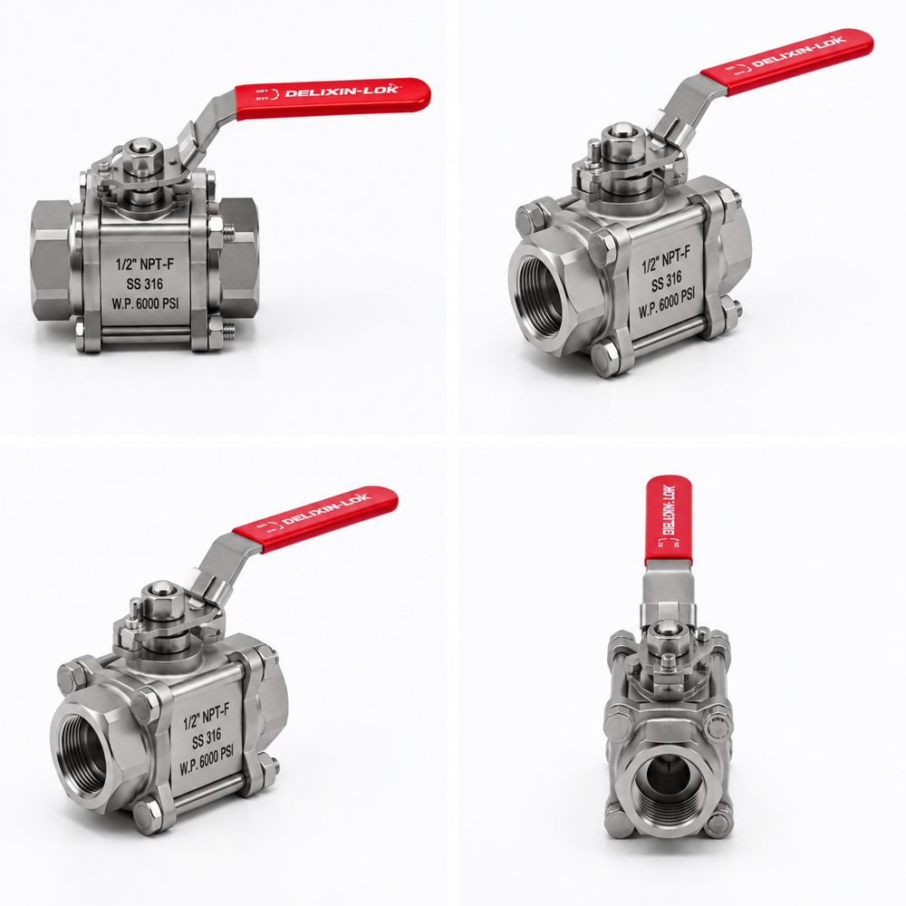 DELIXIN-LOK Hydraulic Ball Valve (High Pressure)