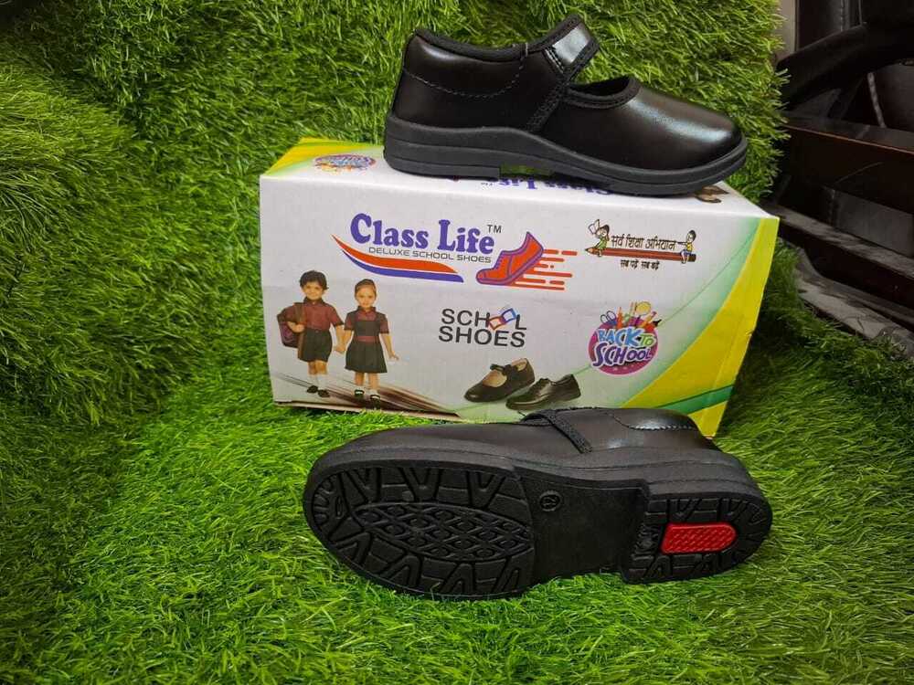 High Quality D-Time boys black lace-up derby school shoes