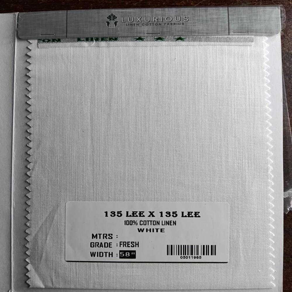 135 LEE X 135 LEE COTTON LINEN SHIRTING FABRIC 58