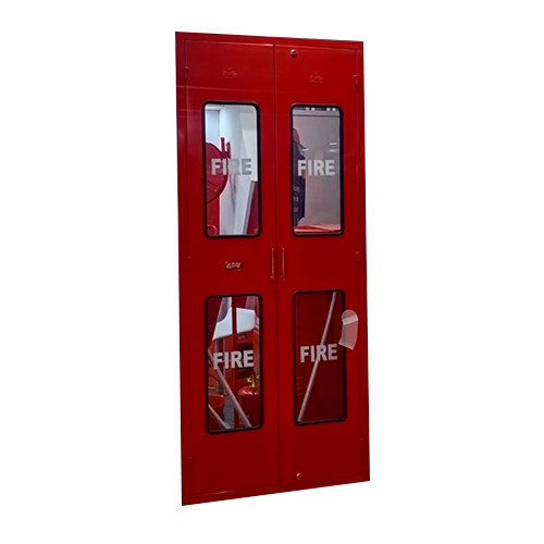 Double Door Mild Steel Fire Hose Cabinet