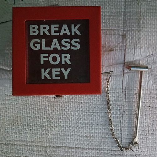 Emergency Break Glass Key Box
