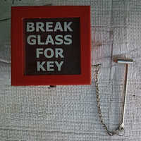 Emergency Break Glass Key Box