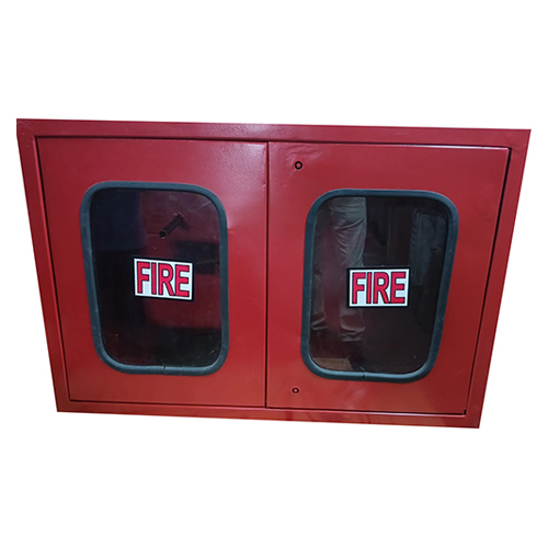 Mild Steel Double Door Fire Hose Cabinet