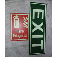 Fire Extinguisher And Exit Sign