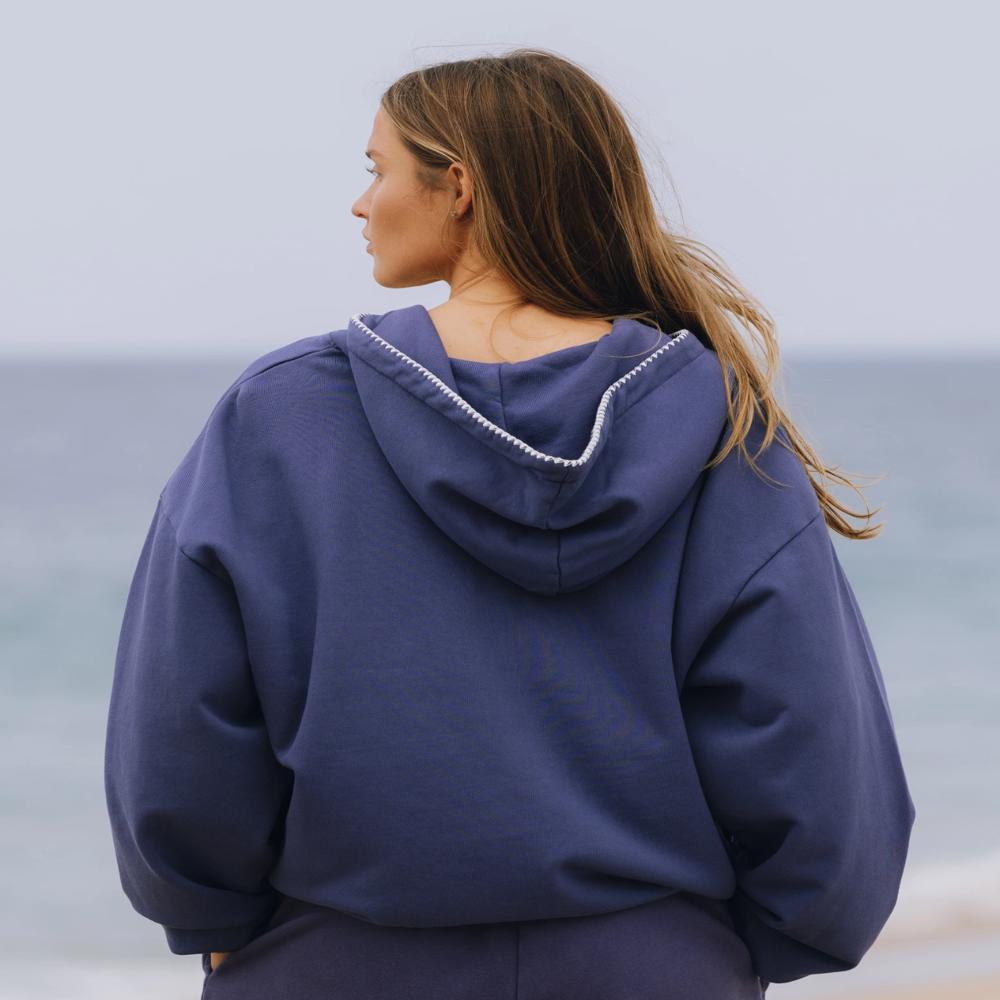 W13712 | DAILY DRILLS Ladies Hooded Full Zipper Sweatshirts