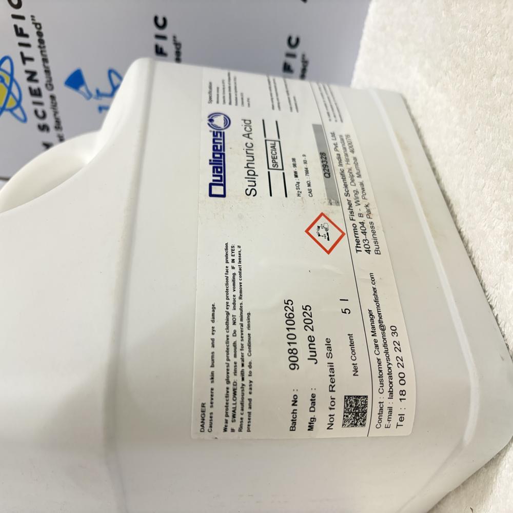Sulphuric Acid SQ 5Ltr 