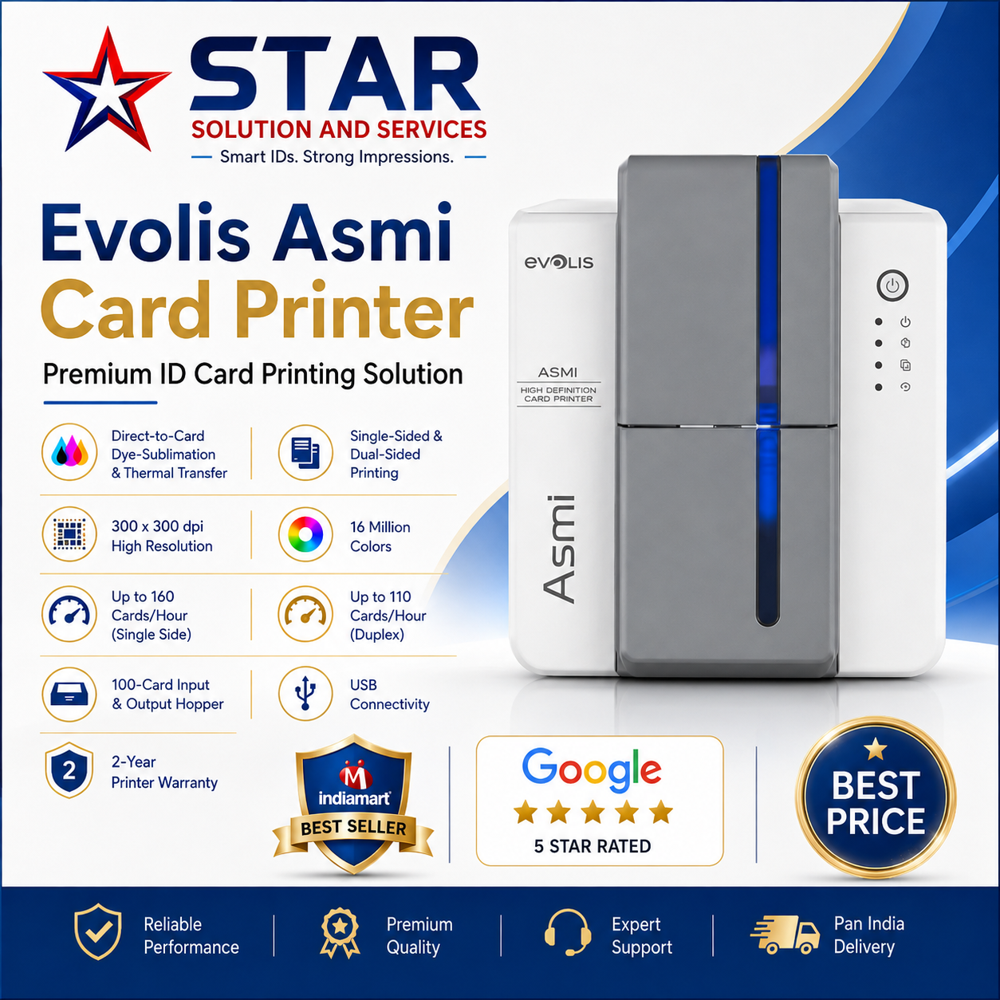 Evolis Primacy 2 Id Card Printer Pvc Card Printer Rfid Smart Card Printer - Attributes: Display