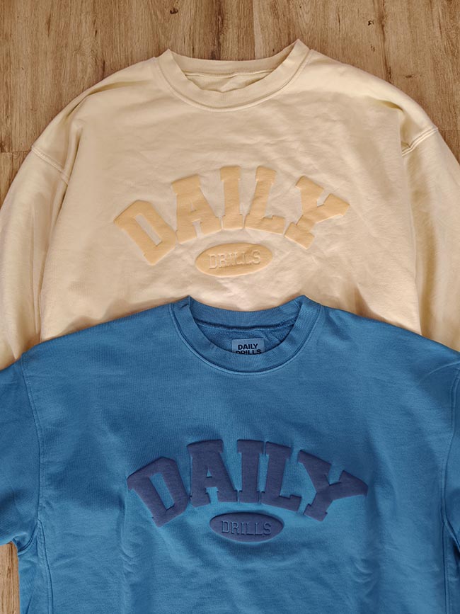 W13711 | DAILY DRILLS Ladies Printed Oversize Fit Sweatshirts
