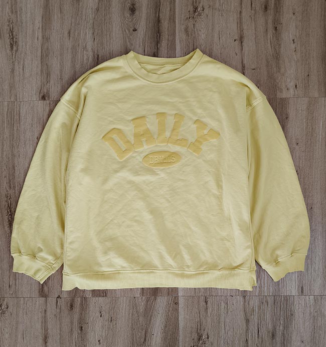 W13711 | DAILY DRILLS Ladies Printed Oversize Fit Sweatshirts