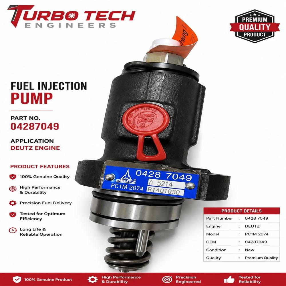Duetz Fuel Injection Pump 04287049 - Height: 5 Meter (M)
