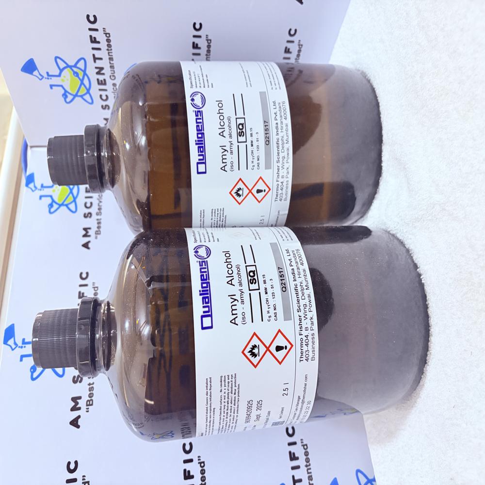 Iso Amyl Alcohol SQ 2.5Ltr Qualigens