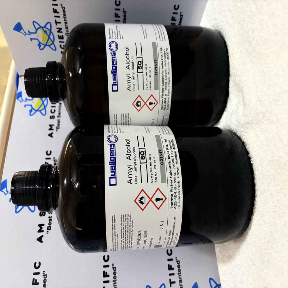 Iso Amyl Alcohol SQ 2.5Ltr Qualigens