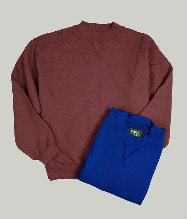 W13709 | DAILY DRILLS Ladies Oversize Fit Pullover Sweatshirts