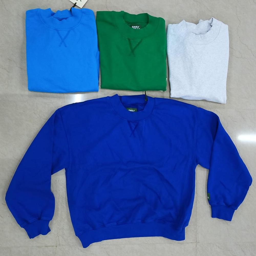 W13709 | DAILY DRILLS Ladies Oversize Fit Pullover Sweatshirts