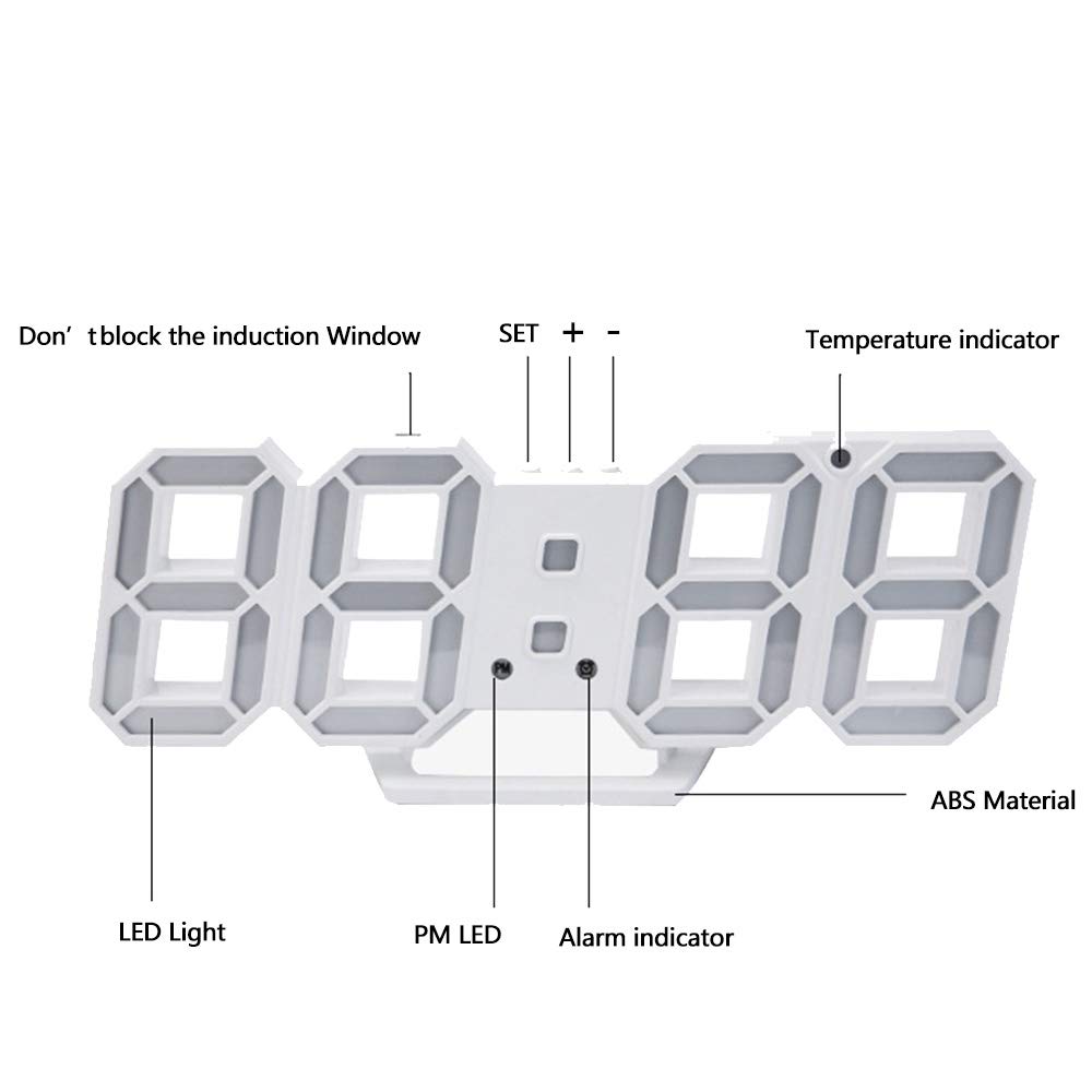 Acrylic Digital Wall Clock