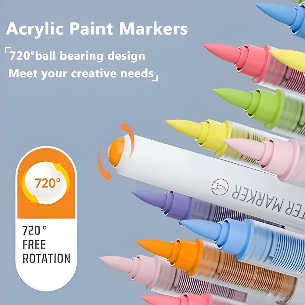 Acrylic Marker 9pcs Set