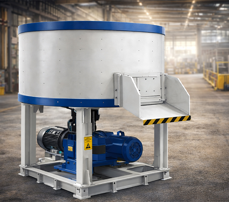Pan Mixer Machine 500KG Capacity
