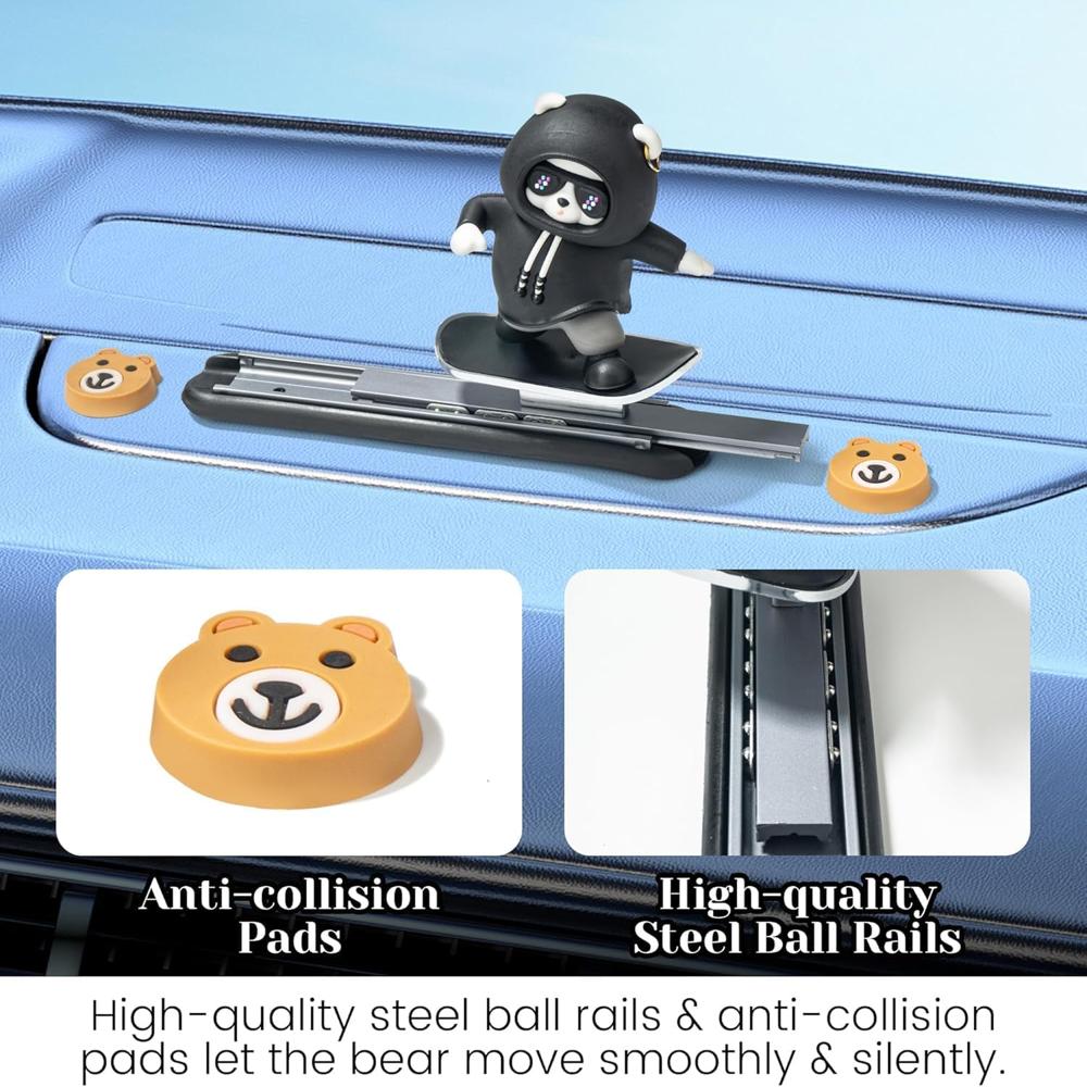 Cool Panda Skateboard Car Dashboard Ornament