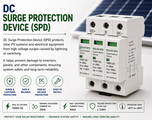 Solar DC Surge Protection Device