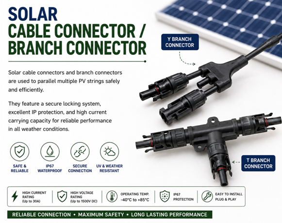 Solar Cable Connector