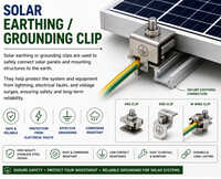 Solar Earthing Grounding Clip