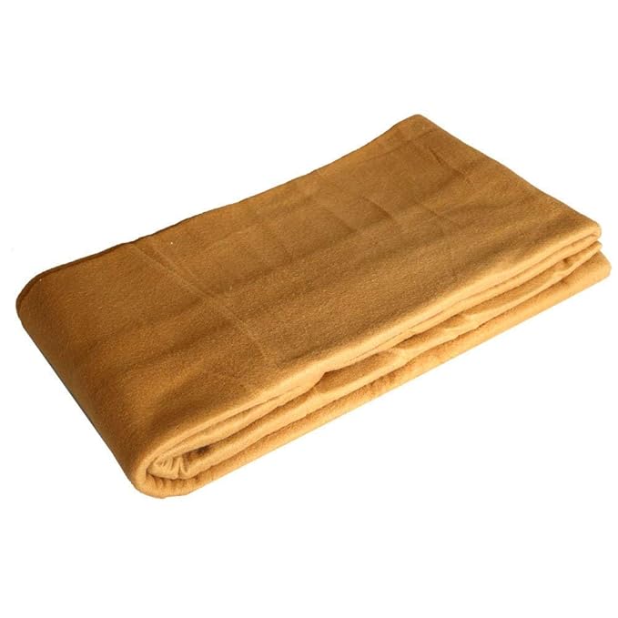Camel Solid Fleece Blanket - Application: Home