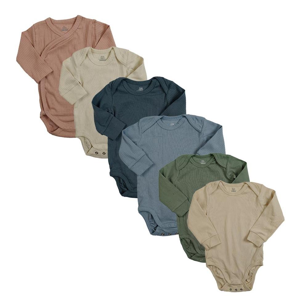 A31360 | Baby Long Sleeve Bodysuits Assorted