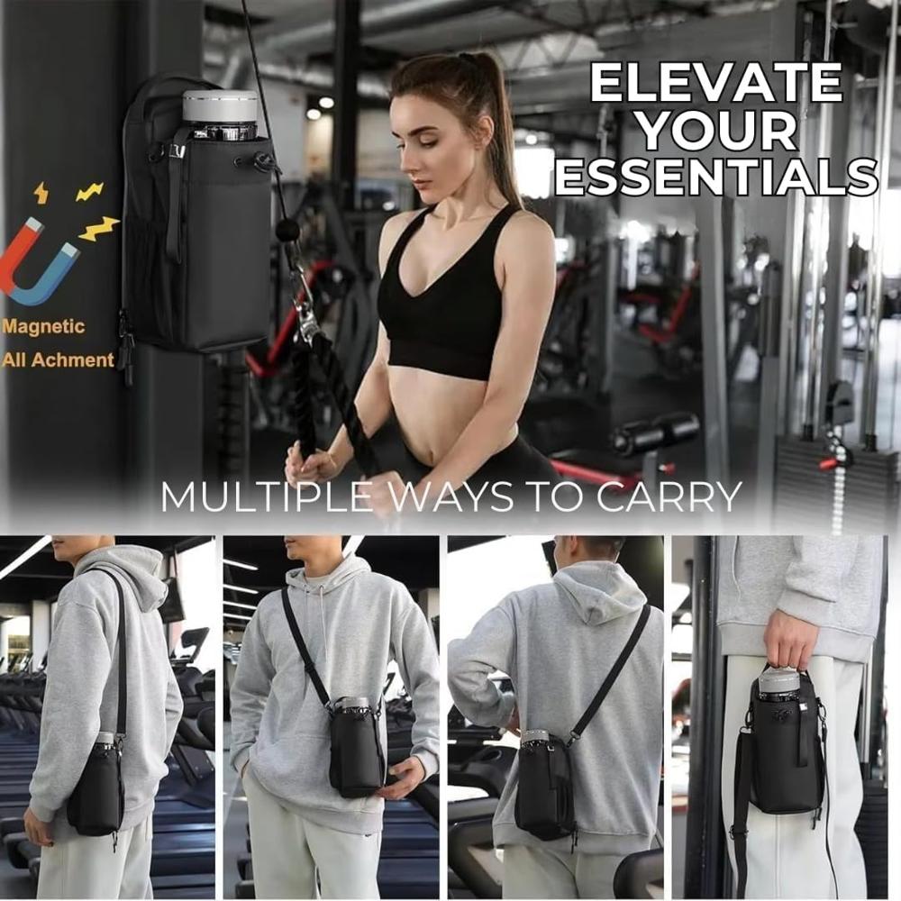 Magnetic Gym Bottle Bag