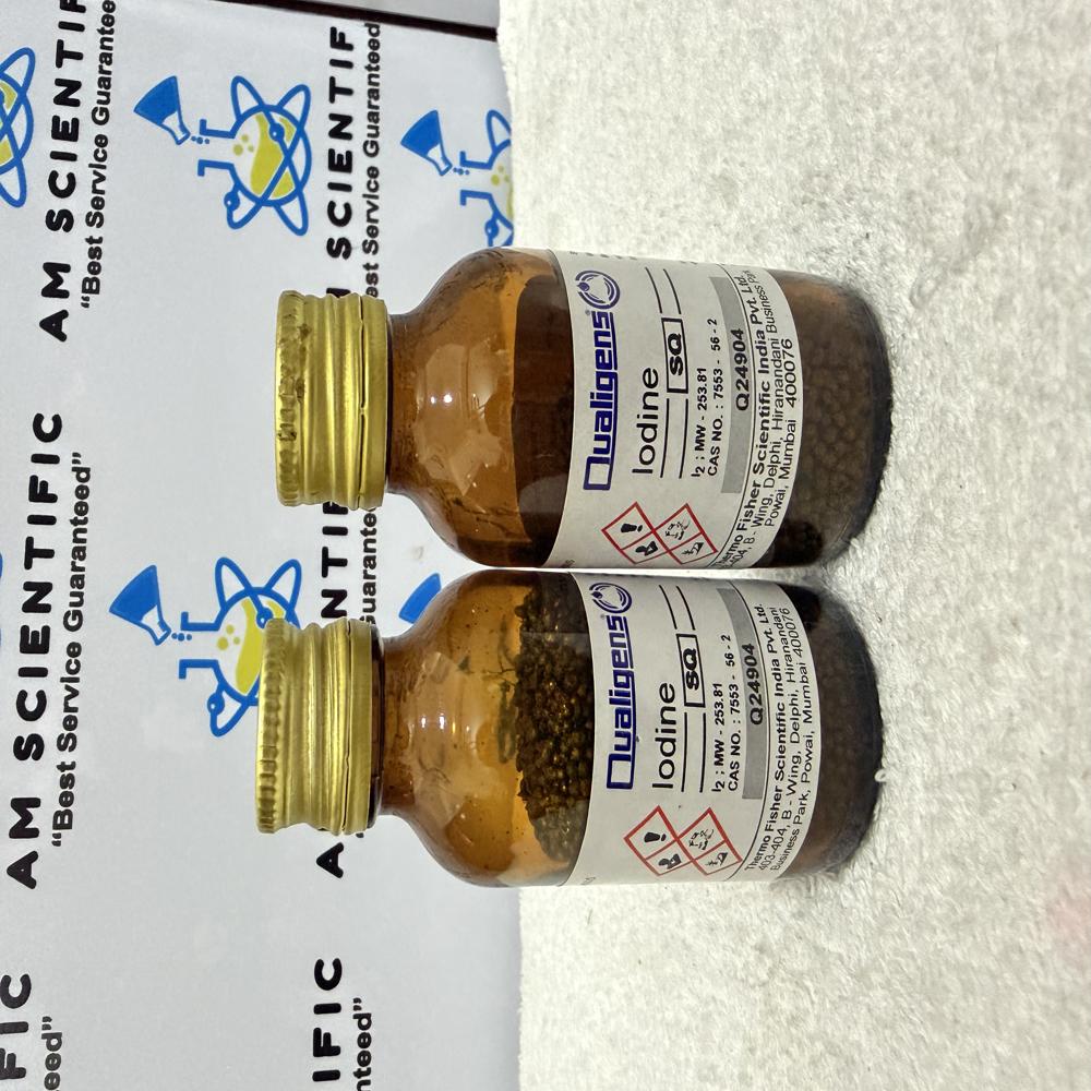 Iodine Resublimed SQ 100g Qualigens